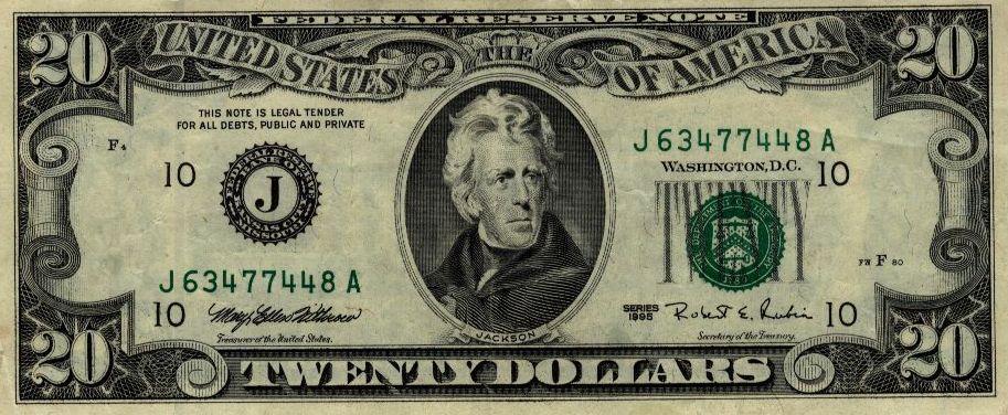 1995 $20 Bill