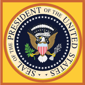 The Seal of the President of the United States of America - To learn about its DESIGN, CLICK HERE